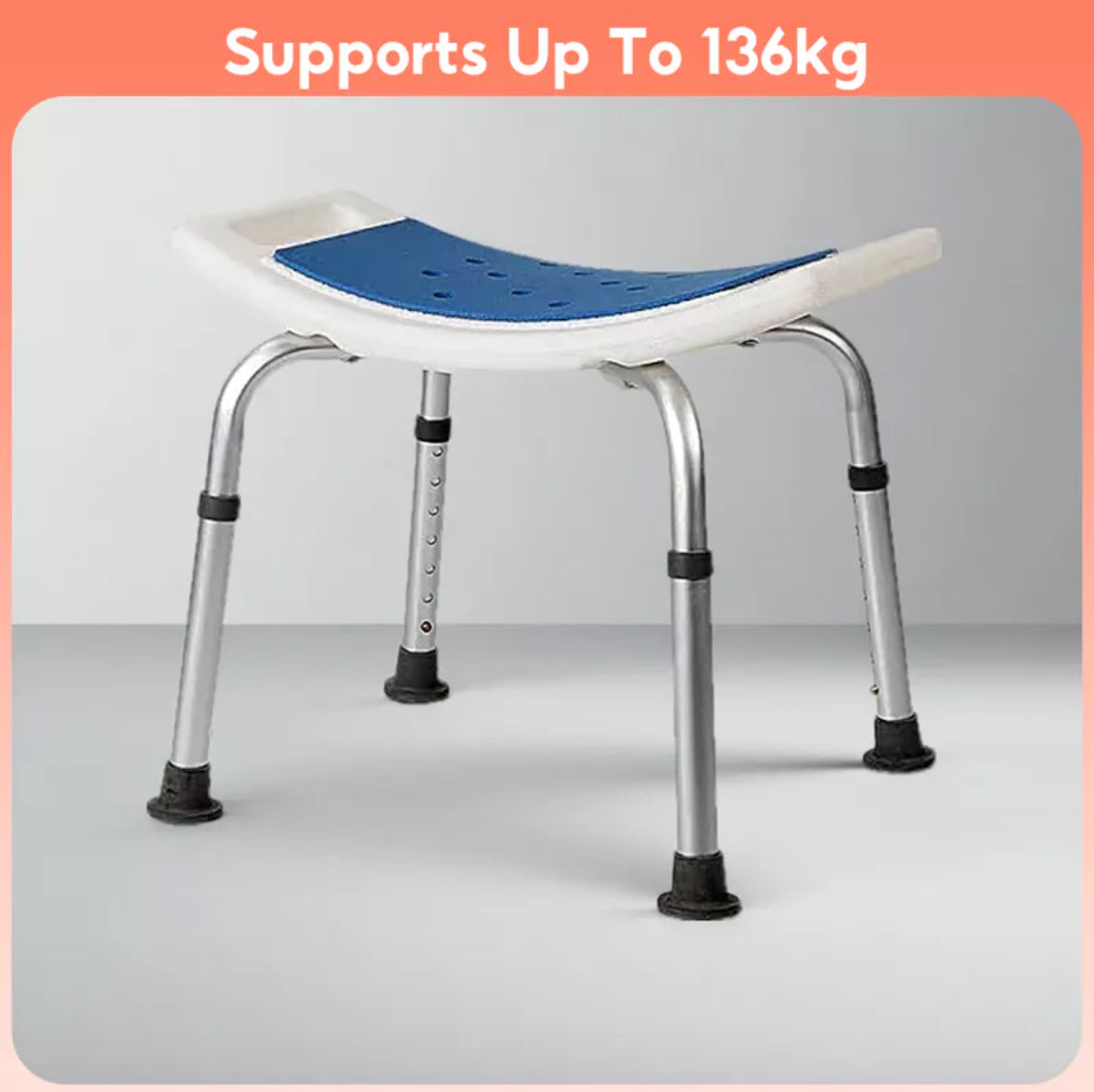 Shower Bath Chair Toilet Shower Chair Bench Anti Slip