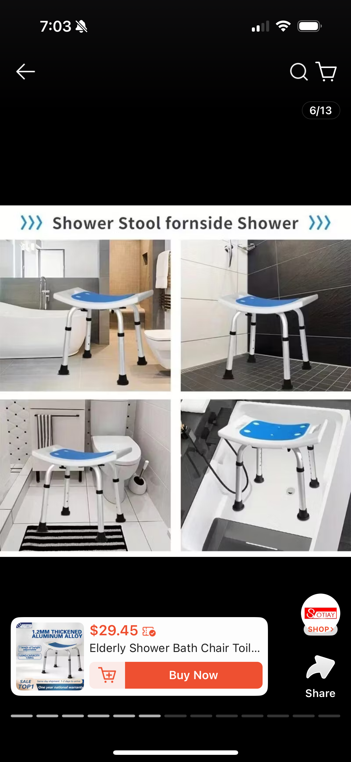 Shower Bath Chair Toilet Shower Chair Bench Anti Slip