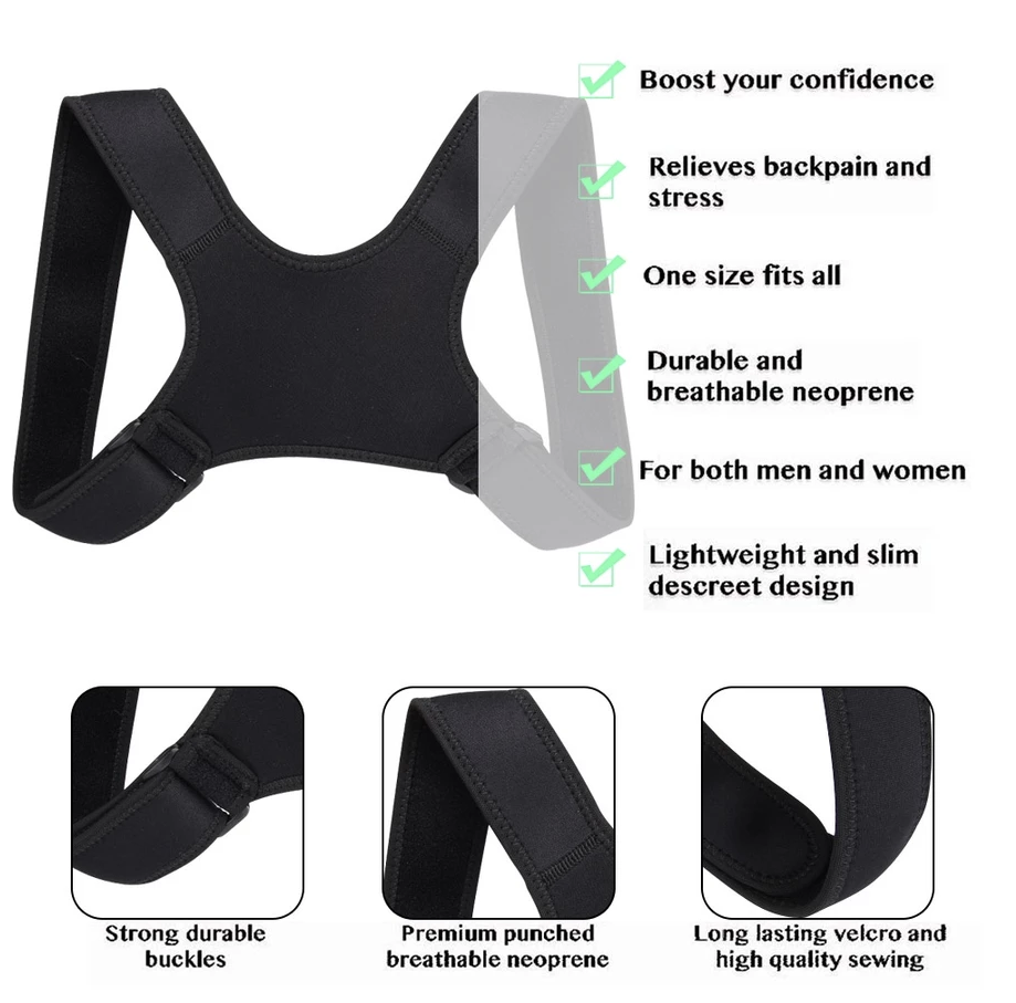 Adjustable Back, Shoulder and Spine Posture Corrector