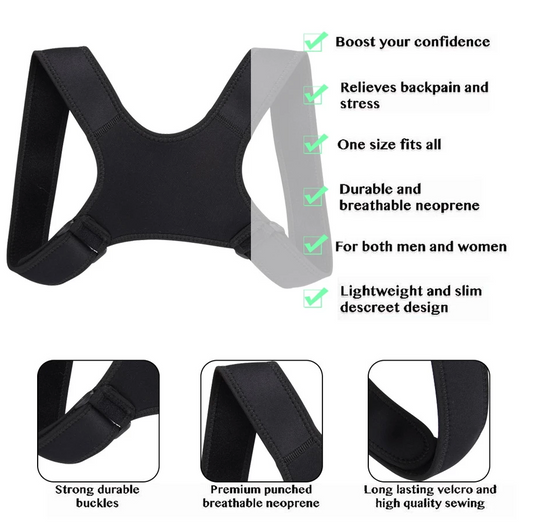 Adjustable Back, Shoulder and Spine Posture Corrector