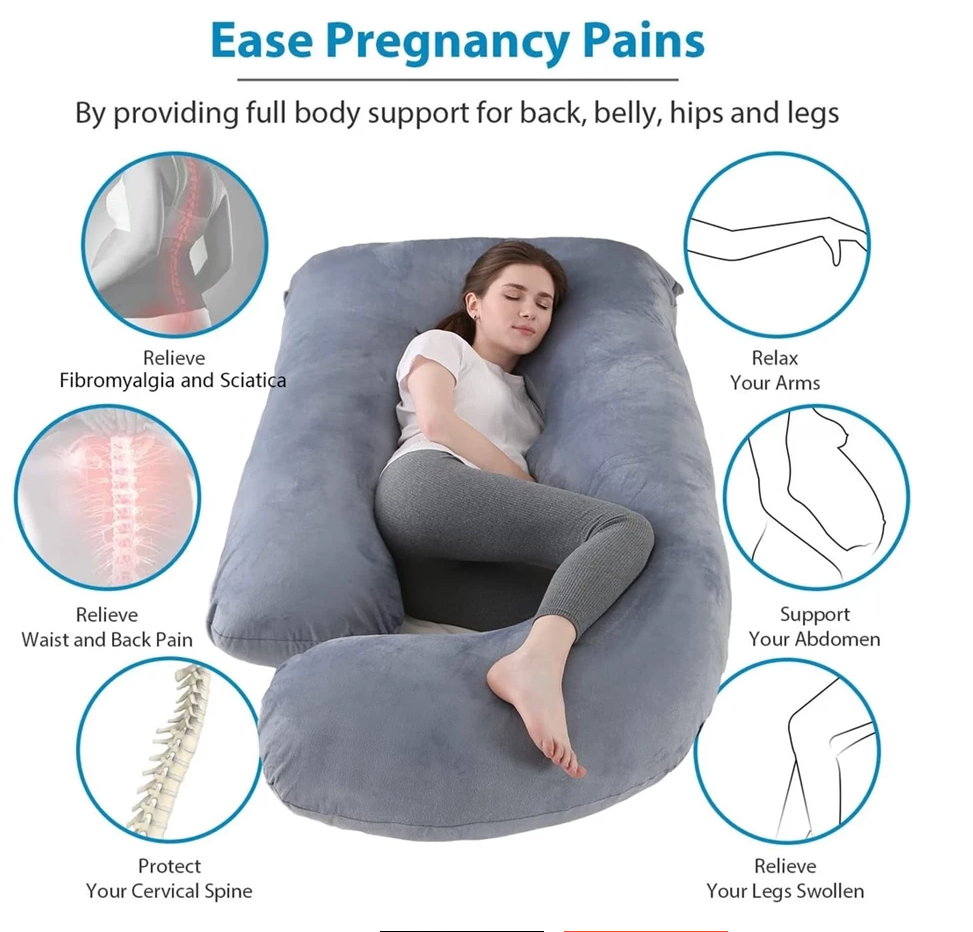 70 Inch Pregnancy Pillow for Sleeping Maternity Pillow