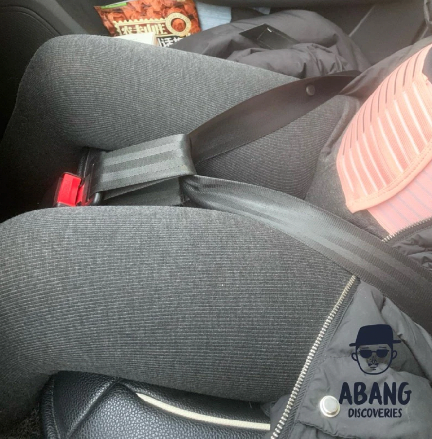 [162cm Long] Pregnancy Safety Seat Belt Adjustable for Pregnant Women Maternity Driving Bump Strap Buckle